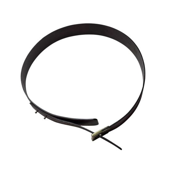 Banana Republic Brown Genuine Italian  Leather Belt Women's Size Medium - Picture 1 of 8